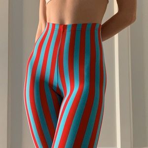 🎃 stripy AA David Bowie leggings